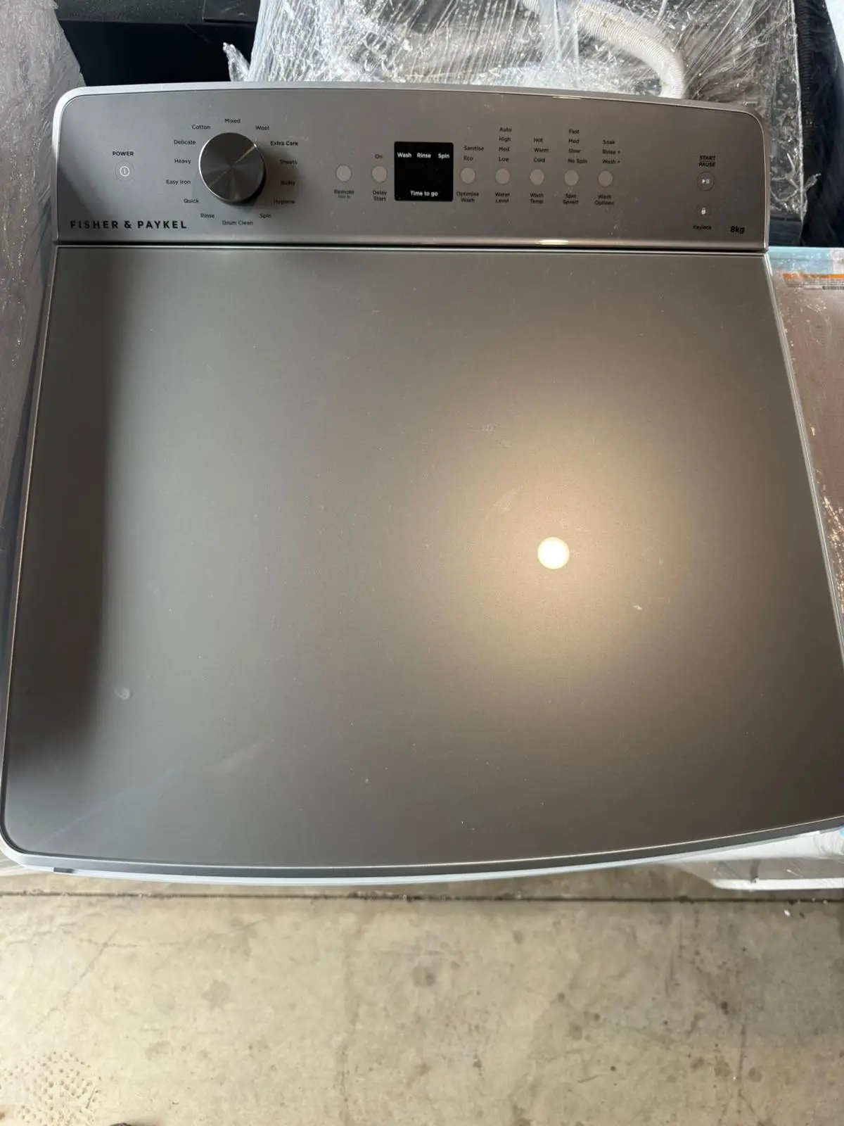 Fisher & Paykel 8 kg Top Load Washer – Factory Second - Image 3